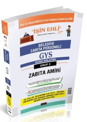 GYS Belediye Zabıta Personeli Belediye Zabıta Amiri Konu Anlatımı - 1