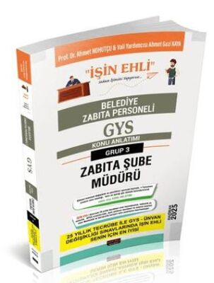 GYS Belediye Zabıta Personeli Zabıta Şube Müdürü Konu Anlatımı - 1