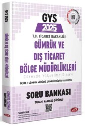 GYS Gümrük ve Dış Ticaret Bölge Müdürlükleri Taşra Müdür - Müdür Yardımcısı, Şef Soru Bankası - Data Yayınları