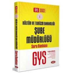 Data Yayınları 2024 Gys T.C Kültür Ve Turizm Bakanlığı Şube Müdürü Görevde Yükselme Sınavı Soru Bankası - Data Yayınları