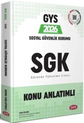 Sosyal Güvenlik Kurumu SGK GYS Konu Anlatımlı - Data Yayınları
