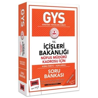 GYS T.C İçişleri Bakanlığı Nüfus Müdürü Kadrosu İçin Konu Özetli Açıklamalı Soru Bankası - 1
