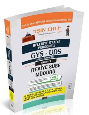 GYS-ÜDS Belediye İtfaiye Personeli Şube Müdürü Soru Bankası 3. Grup - 1