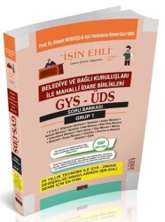 GYS-ÜDS Belediye ve Bağlı Kuruluşları Mahalli İdare Birlikleri Personeli Grup 1 Soru Bankası - Savaş Yayınevi