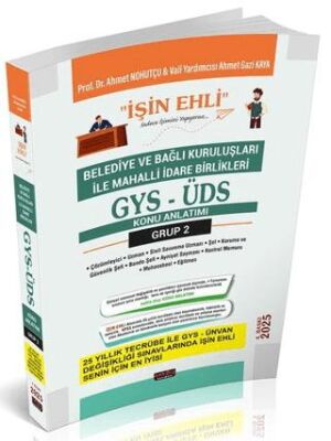 GYS-ÜDS Belediye ve Bağlı Kuruluşları Mahalli İdare Birlikleri Personeli Grup 2 Konu Anlatımı - 1
