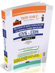 GYS-ÜDS Belediye ve Bağlı Kuruluşları Mahalli İdare Birlikleri Personeli Grup 3 Konu Anlatımı - Savaş Yayınevi