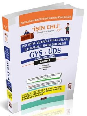 GYS-ÜDS Belediye ve Bağlı Kuruluşları Mahalli İdare Birlikleri Personeli Grup 3 Konu Anlatımı - 1