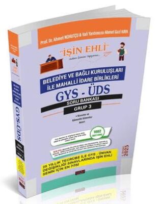 GYS-ÜDS Belediye ve Bağlı Kuruluşları Mahalli İdare Birlikleri Personeli Grup 3 Soru Bankası - 1