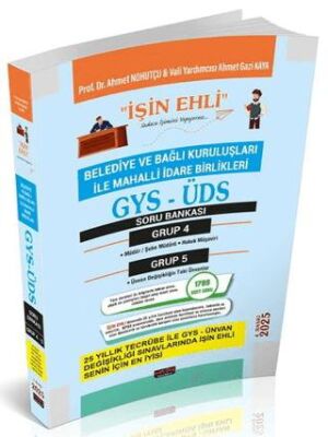 GYS-ÜDS Belediye ve Bağlı Kuruluşları Mahalli İdare Birlikleri Personeli Grup 4-5 Soru Bankası - 1