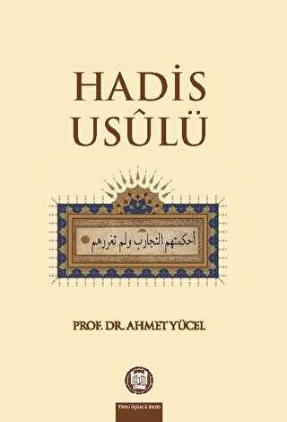 Hadis Usulü - Marmara Üniversitesi İlahiyat Fakültesi Vakfı