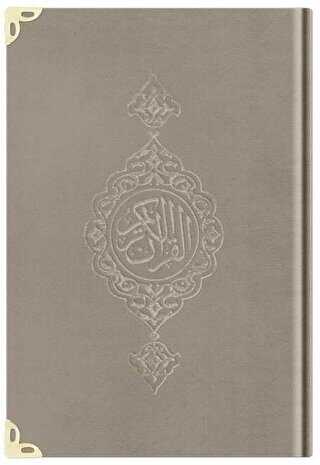 Hafız Boy Kadife Kur`an-ı Kerim Vizon, Yaldızlı, Mühürlü - 1007 Vizon - Hayrat Neşriyat
