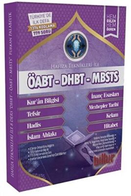 Billur Yayınları Hafıza Teknikleri ile 1376 Kodlamalı 8 Ders Detaylı Konu Anlatımı ve 779 Soru ÖABT-DHBT-MBSTS - 1