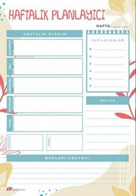 Haftalık Planlayıcı Çek Kopar - 1