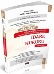 HAKİMİYET Adli Hakimlik İdare Hukuku Çıkmış Soru Bankası - Savaş Yayınevi