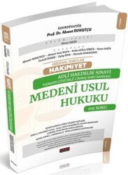 HAKİMİYET Adli Hakimlik Medeni Usul Hukuku Çıkmış Soru Bankası - Savaş Yayınevi