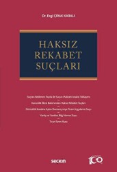 Haksız Rekabet Suçları - Seçkin Yayıncılık