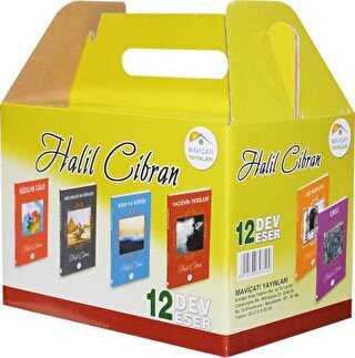 Halil Cibran Seti 12 Kitap Takım Sarı Kapak - Maviçatı Yayınları