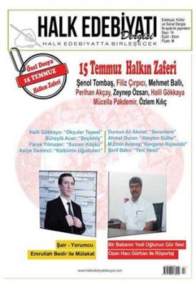 Halk Edebiyatı Dergisi Sayı: 14 Eylül-Ekim - 1