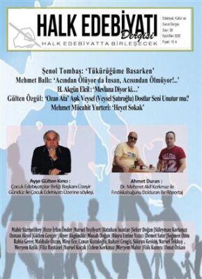 Halk Edebiyatı Dergisi Sayı: 38 Eylül-Ekim 2020 - 1