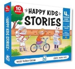Happy Kids Stories 4 – 10 Kitap 4. Sınıf İngilizce Hikaye Seti - Mavi Kirpi Yayınları