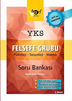 Harf Eğitim Yayıncılık 2018 YKS Felsefe Grubu Soru Bankası AYT`ye Uygundur - 1