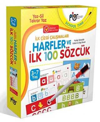 Harfler ve İlk 100 Sözcük - Piar Kids