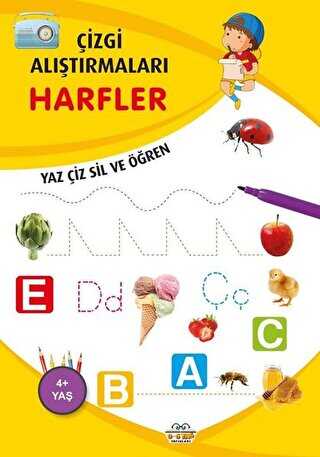Harfler - Çizgi Alıştırmaları - 0-6 Yaş Yayınları