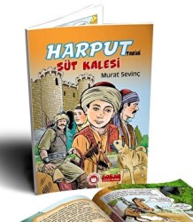 Harput Tarihi Süt Kalesi Çizgi Roman Büyük Boy Renkli 7+Yaş - Bordo Ressam