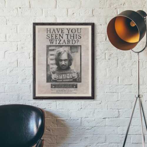 Harry Potter - Have You Seen This Wizard - Poster - Sirius Black A3