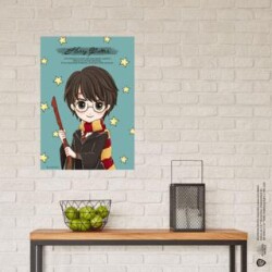 Harry Potter Manga Poster - A3 - Sihir Dükkanı