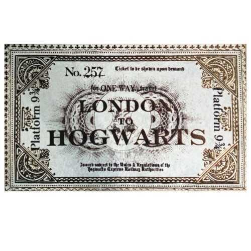 Harry Potter - Wizarding World - Peron Dokuz Üç Çeyrek Bilet Paspas