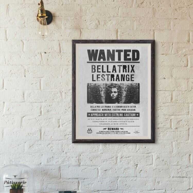 Harry Potter - Wizarding World - Poster - Wanted- Bellatrix Lestrange 