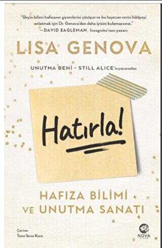 Hatırla! - Hafıza Bilimi ve Unutma Sanatı - Nova Kitap
