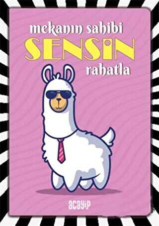 Havalı Lama Defter - Havalı Defterler - Acayip Kitaplar