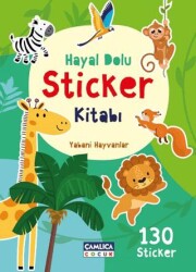 Hayal Dolu Sticker Kitabı 1 - Yabani Hayvanlar - Çamlıca Çocuk Yayınları