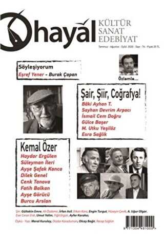 Hayal Kültür Sanat Edebiyat Dergisi Sayı: 74 - Hayal Yayınları