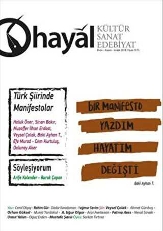 Hayal Kültür Sanat Edebiyat Dergisi Sayı: 67 - Hayal Yayınları