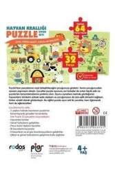 Hayvan Krallığı Puzzle Oyun Seti - 2