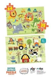Hayvan Krallığı Puzzle Oyun Seti - 3