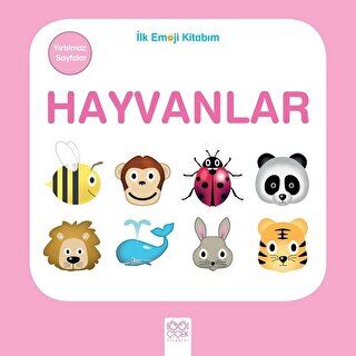 Hayvanlar - İlk Emoji Kitabım kapağı