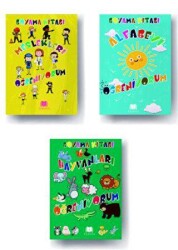 Hayvanları Öğreniyorum-Meslekleri Öğreniyorum-Alfabeyi Öğreniyorum 3 lü Boyama Kitabı seti - Parana Yayınları