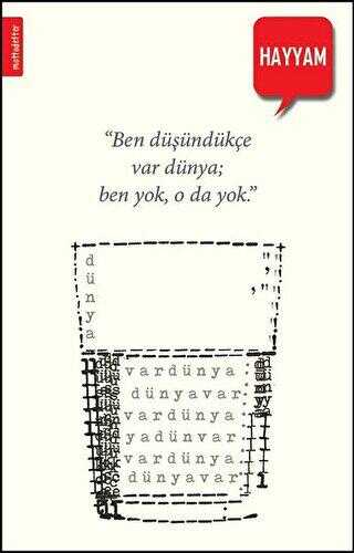 Hayyam Motto Defter - Aylak Adam Kültür Sanat Yayıncılık