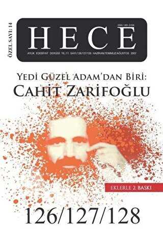 Hece Aylık Edebiyat Dergisi Cahit Zarifoğlu Özel Sayısı: 14 - 126-127-128 Ciltsiz