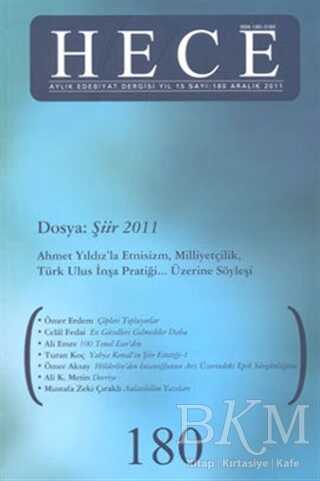Hece Aylık Edebiyat Dergisi Sayı: 180