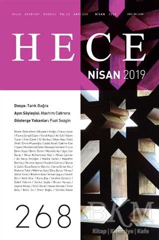 Hece Aylık Edebiyat Dergisi Sayı: 268 Nisan 2019