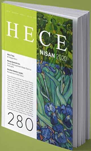 Hece Aylık Edebiyat Dergisi Sayı: 280 Nisan 2020 - Hece Dergisi