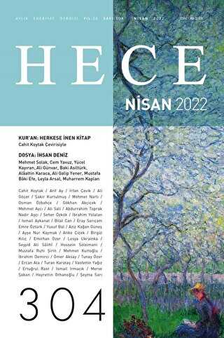 Hece Dergisi Sayı: 304 - Nisan 2022