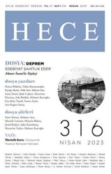 Hece Dergisi - Sayı: 316 Nisan 2023 - Hece Dergisi