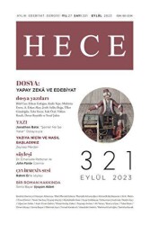 Hece Dergisi - Sayı: 321 Eylül 2023 - Hece Dergisi