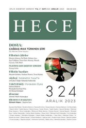 Hece Dergisi - Sayı: 324 Aralık 2023 - Hece Dergisi